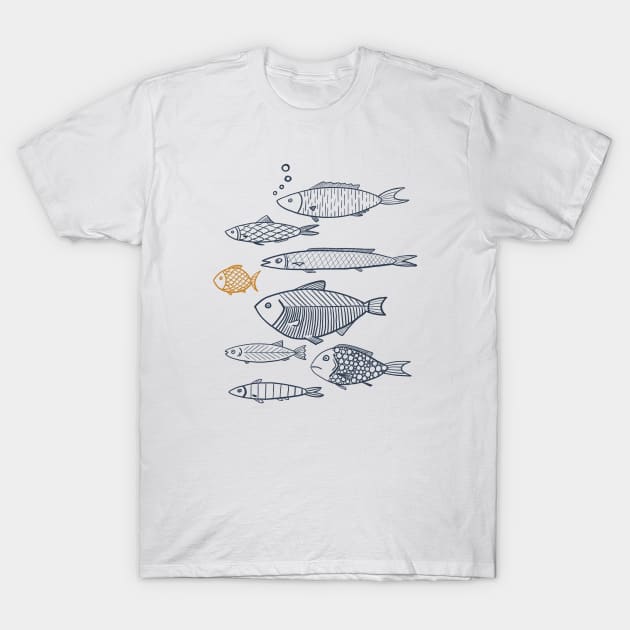 Fish T-Shirt by Das Brooklyn